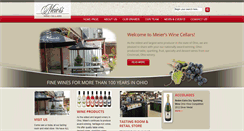 Desktop Screenshot of meierswinecellars.com